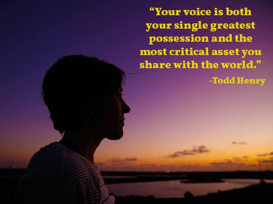 Your unique voice is the way in which you share your passions, skills, and experiences with the world. When you then infuse your voice with these six habits of assertive communicators, you build harmony in your relationships and increase the positive impact you have on your community. 