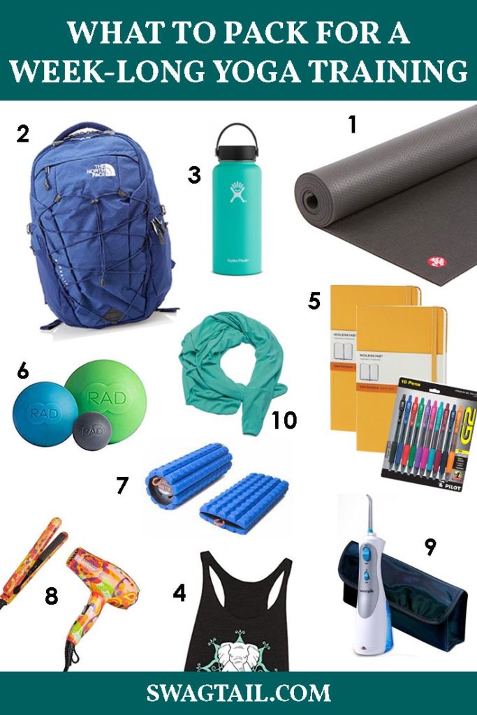 WHAT TO PACK FOR A YOGA TRAINING - Swagtail
