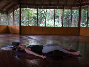 One of the best ways to end your day on a yoga retreat is with restorative yoga. In this post, you’ll find my favorite class from my trip to Costa Rica.