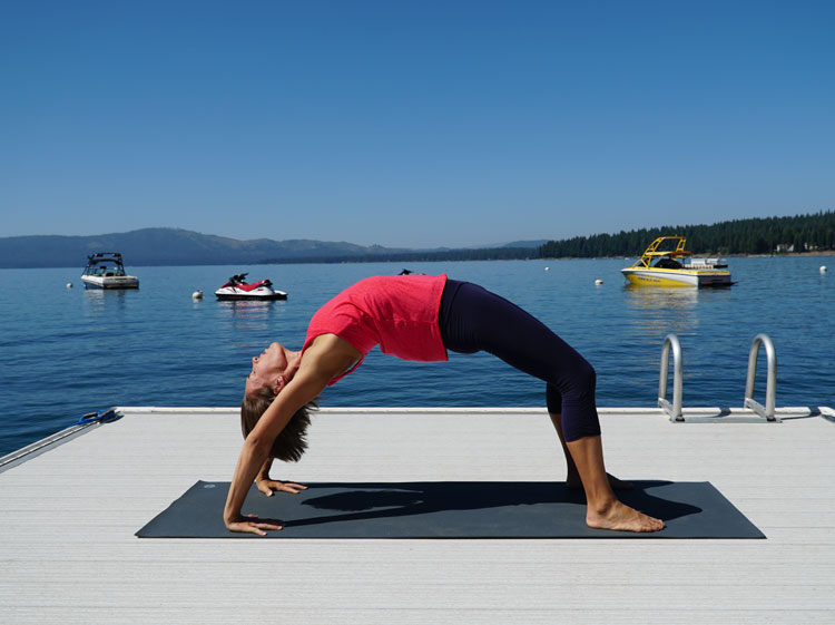 Wheel Pose Urdva Dhanurasana Silhouette @ Silhouette.pics