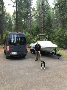Kym Coco Sprinter Van in Great Golf Adventure