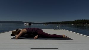 Swagtail Kym Coco post-golf yin yoga class