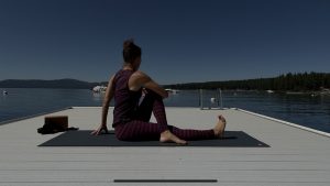 Swagtail Kym Coco post-golf yin yoga class