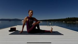 Swagtail Kym Coco post-golf yin yoga class