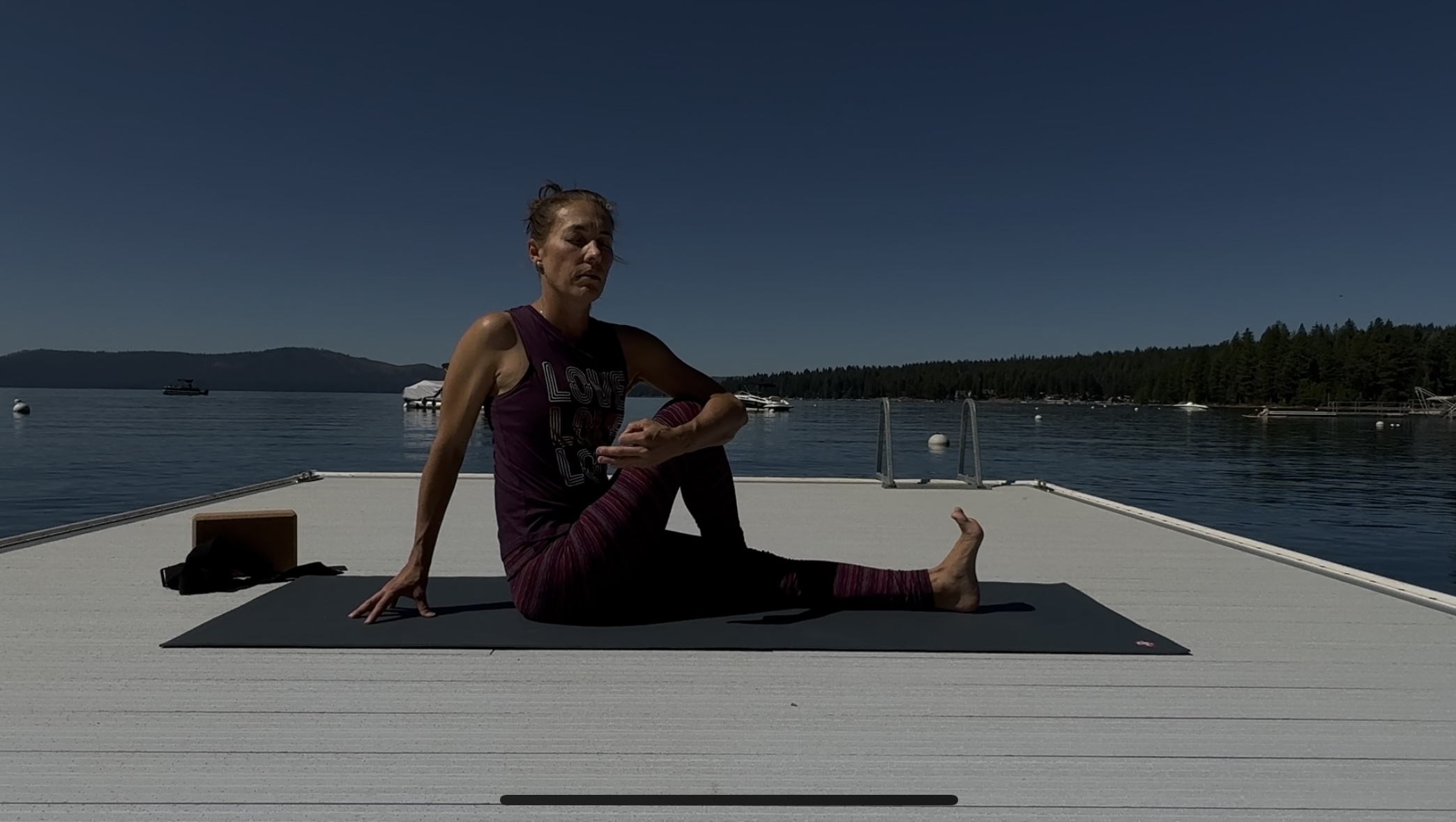 Swagtail Kym Coco yin yoga for golfers